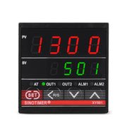 SINOTIMER XY501 Short Shell Intelligent PID Strumento di controllo della temperatura Riscaldamento Relè di refrigerazione Uscita a stato solido SSR, XY501