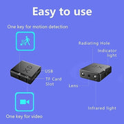 Telecamera XD Videocamera HD 1080p Smart IR-CUT per visione notturna a infrarossi, XD