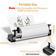 Supporto per stampante Phomemo M08F per, Holder For A4 Rolls Paper, Holder For Letter Rolls Paper