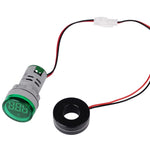 Amperometro digitale LED 22mm 220V AC 0-100A ST16A