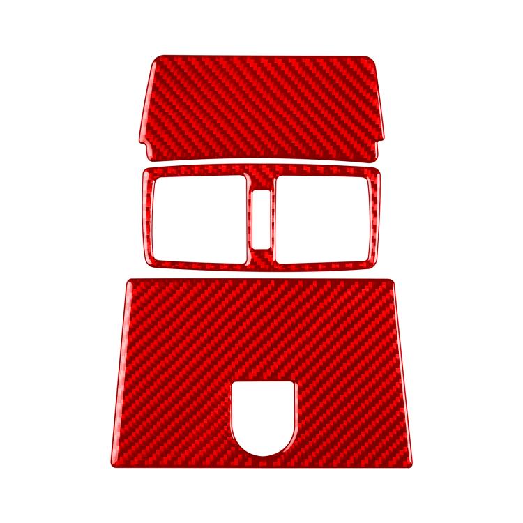 Set di 3 adesivi per bocchette d'aria centrali posteriori per Mercedes-Benz Classe G W463