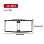 Set di 3 adesivi per bocchette d'aria centrali posteriori per Mercedes-Benz Classe G W463