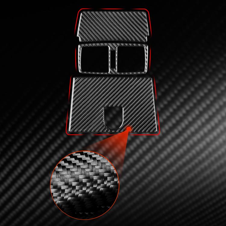 Set di 3 adesivi per bocchette d'aria centrali posteriori per Mercedes-Benz Classe G W463