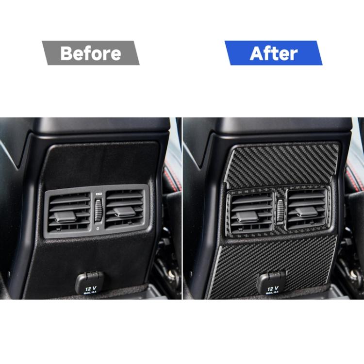 Set di 3 adesivi per bocchette d'aria centrali posteriori per Mercedes-Benz Classe G W463