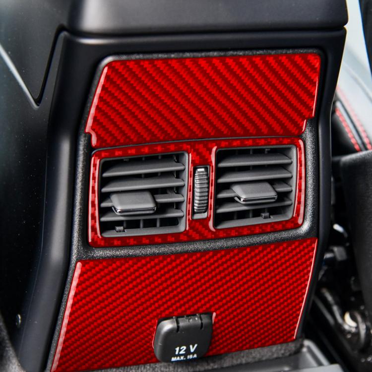 Set di 3 adesivi per bocchette d'aria centrali posteriori per Mercedes-Benz Classe G W463