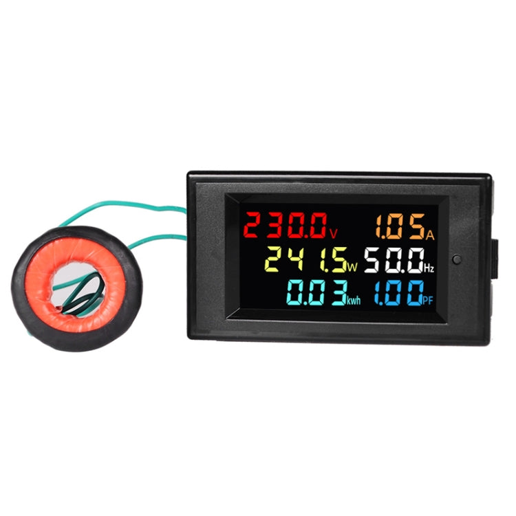 SINOTIMER SPM003 AC LED Voltmetro digitale Misuratore di fattori di frequenza Monitor di potenza, AC80-300V 100A, AC200-450V 100A