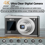 Fotocamera digitale 60MP 4K HD con doppio schermo
