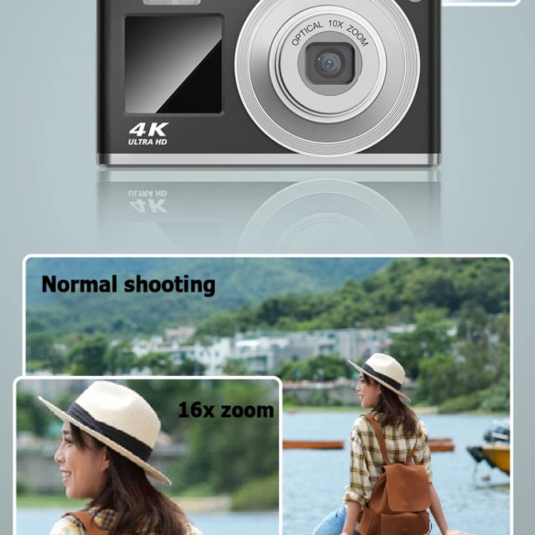 Fotocamera digitale 60MP 4K HD con doppio schermo