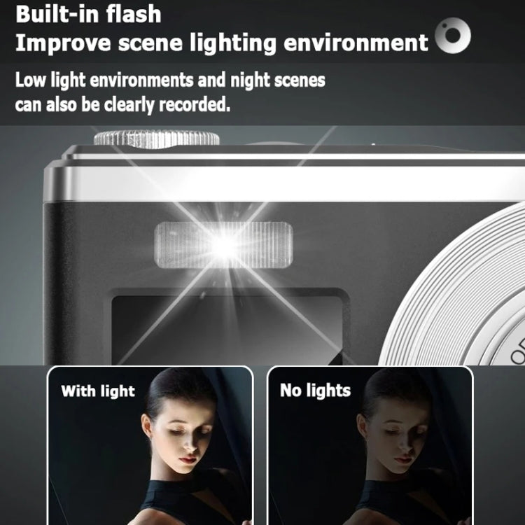 Fotocamera digitale 60MP 4K HD con doppio schermo