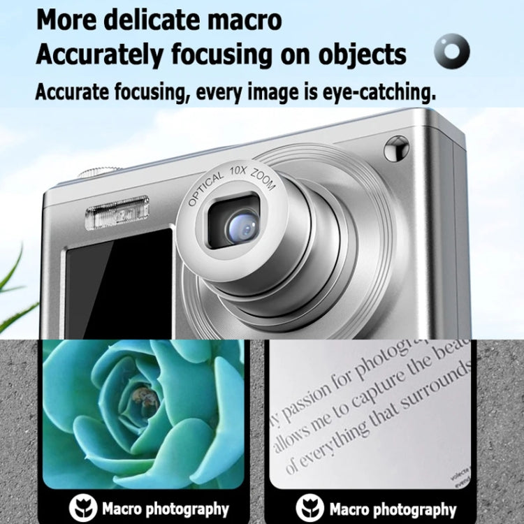 Fotocamera digitale 60MP 4K HD con doppio schermo