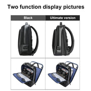 Zaino per laptop aziendale impermeabile di grande capacità Bopai con porta USB + tipo C, 61-16311, 61-16311A