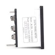 Voltmetro con display digitale a LED per giradischi quadrato SINOTIMER N-72V CA, N-72V