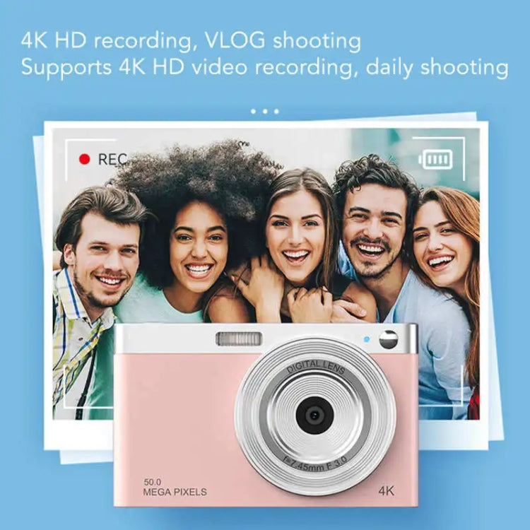 Fotocamera HD 50 MP con video 4K e autoscatto