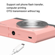 Fotocamera HD da 50 MP Fotocamera autoscatto video 4K retrò Vlog, Black, Pink, White