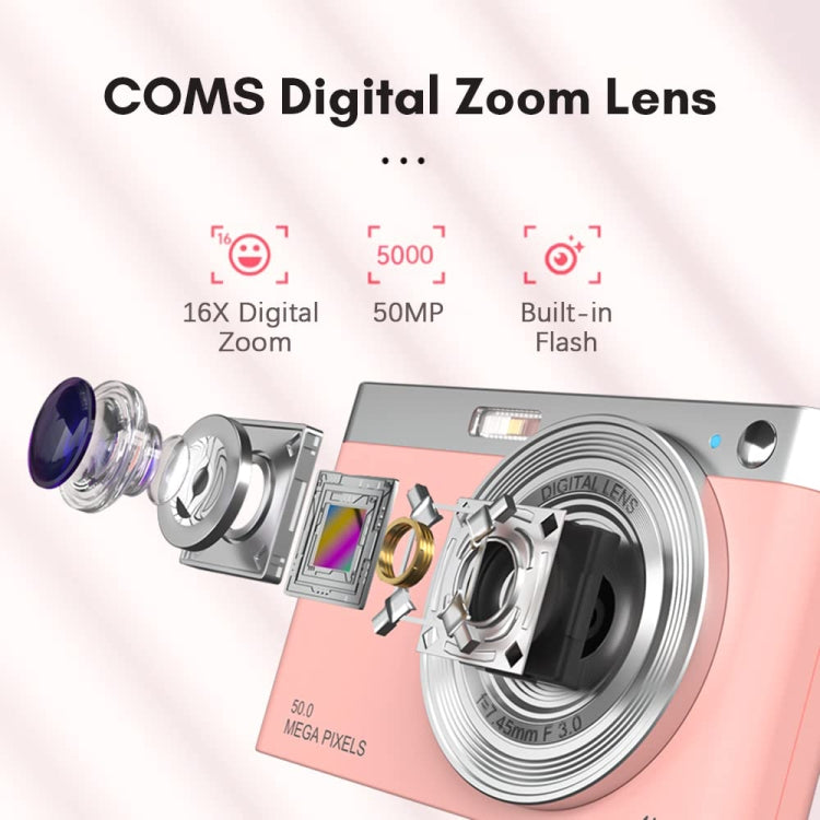 Fotocamera HD 50 MP con video 4K e autoscatto