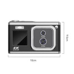 Fotocamera digitale 4K HD doppio obiettivo 50 MP