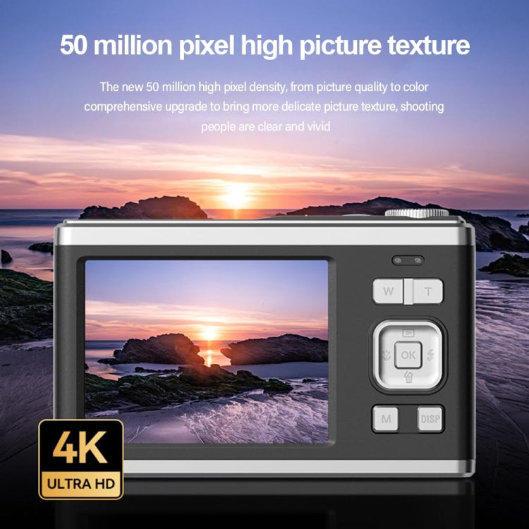 Fotocamera digitale 4K HD doppio obiettivo 50 MP
