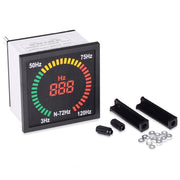 SINOTIMER N-72HZ Indicatore del segnale di frequenza CA Giradischi quadrato LED Misuratore di frequenza digitale, N-72HZ