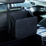 Borsa per la spazzatura appesa all'auto, scatola portaoggetti pieghevole multifunzionale, H611 Woven Pattern, H612 Crocodile Pattern, H613 Litchi Pattern, H615 Oxford Cloth