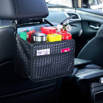 Borsa per la spazzatura appesa all'auto, scatola portaoggetti pieghevole multifunzionale, H611 Woven Pattern, H612 Crocodile Pattern, H613 Litchi Pattern, H615 Oxford Cloth