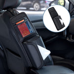 Scatola porta fazzoletti in pelle da appendere per auto