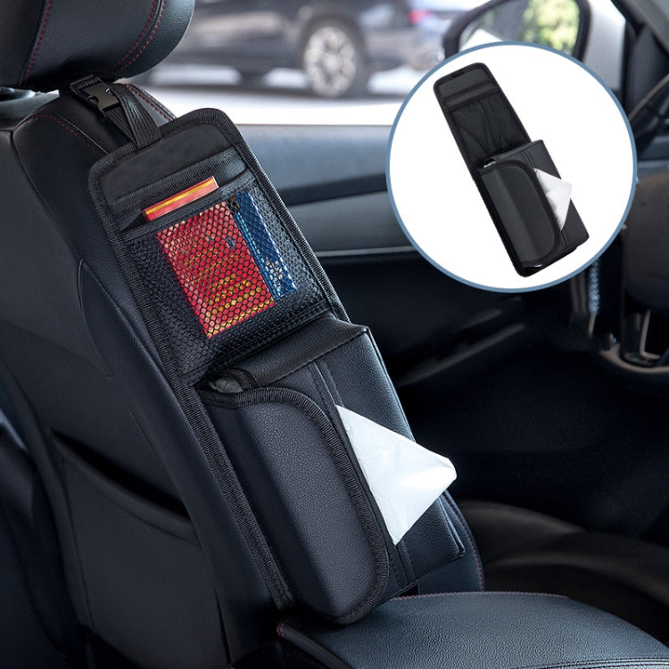 Scatola porta fazzoletti in pelle da appendere per auto