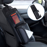 Scatola porta fazzoletti in pelle da appendere per auto