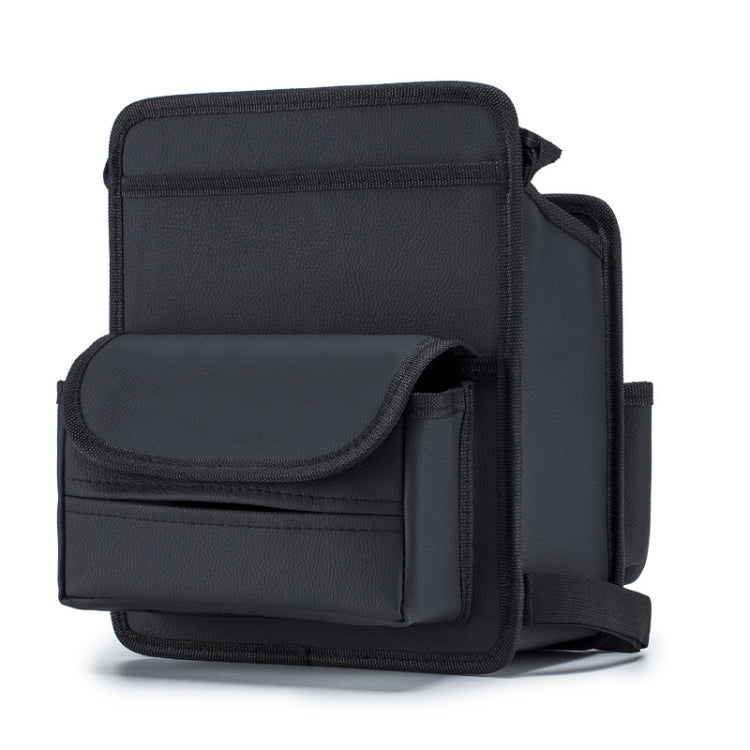 Scatola per fazzoletti per borsa portaoggetti sospesa con tasca in rete per riporre il seggiolino auto, H9160 Black