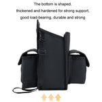 Scatola per fazzoletti per borsa portaoggetti sospesa con tasca in rete per riporre il seggiolino auto, H9160 Black