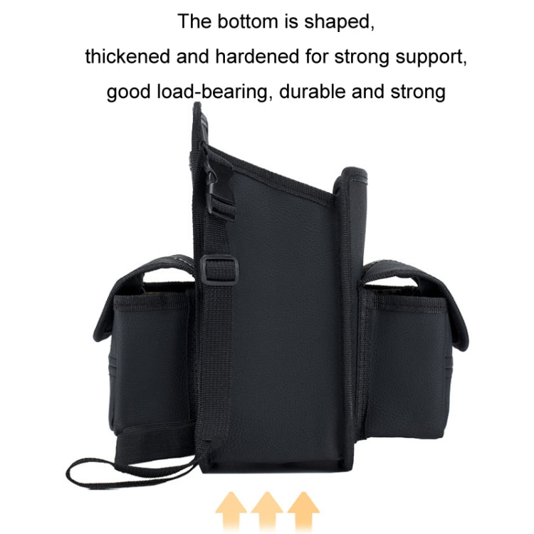 Scatola per fazzoletti per borsa portaoggetti sospesa con tasca in rete per riporre il seggiolino auto, H9160 Black