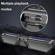 Altoparlante Bluetooth solare doppio DV-880 per smartphone