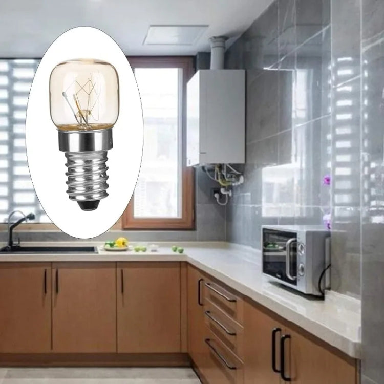 Lampadina da forno resistente alle alte temperature con lampade a cristalli di sale E14, 15W Brass Lamp Head, 25W Brass Lamp Head, 15W Copper Nickel Plating Lamp Head, 25W Copper Nickel Plating Lamp Head