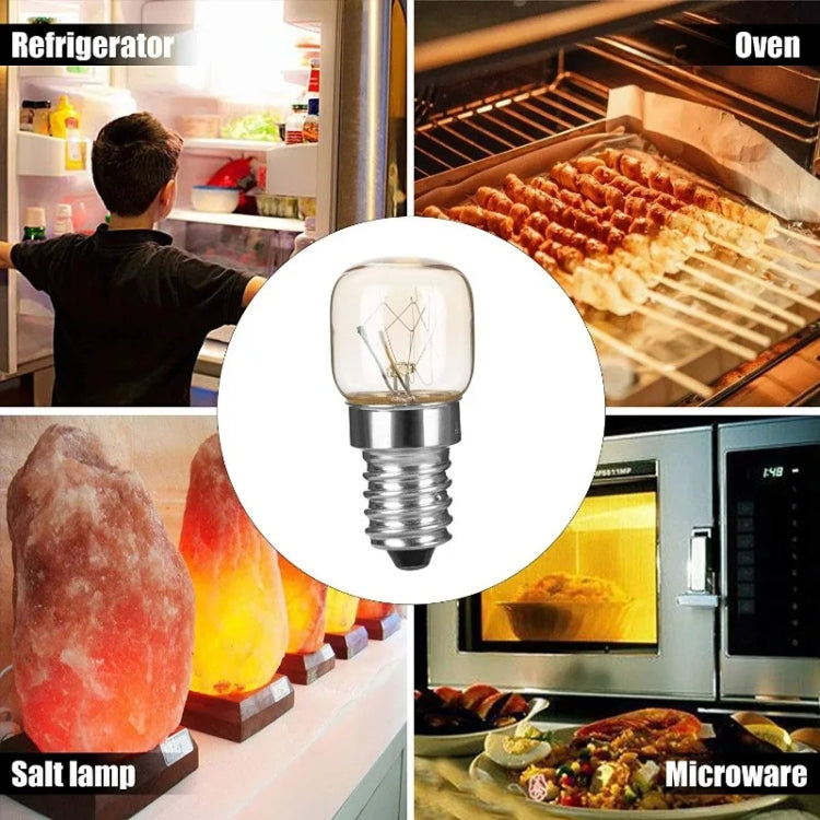 Lampadina da forno resistente alle alte temperature con lampade a cristalli di sale E14, 15W Brass Lamp Head, 25W Brass Lamp Head, 15W Copper Nickel Plating Lamp Head, 25W Copper Nickel Plating Lamp Head