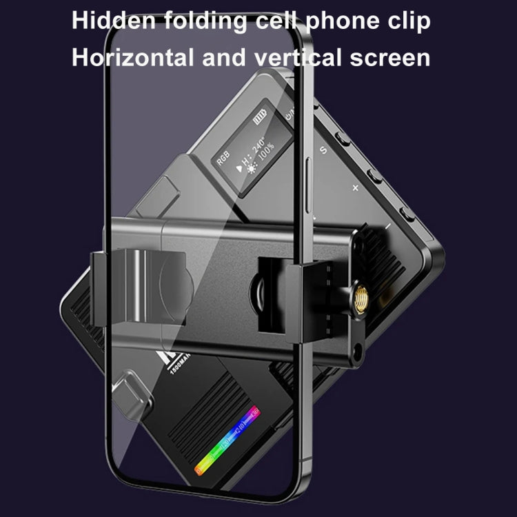 Luce tascabile ricaricabile Mini luce fotografica LED Luce supplementare per riprese all'aperto, Desiontal M15 3 Color Temperature, Desiontal M16 RGB