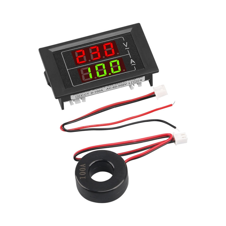 SINOTIMER D85-5035VA Misuratore digitale compatto di tensione e corrente CA monofase a doppio display, D85-5035VA