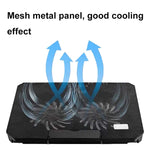 Base con staffa metallica regolabile multi-livello per radiatore silenzioso per laptop NUOXI S200C