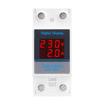 Misuratore tensione e corrente SDM002 su guida DIN