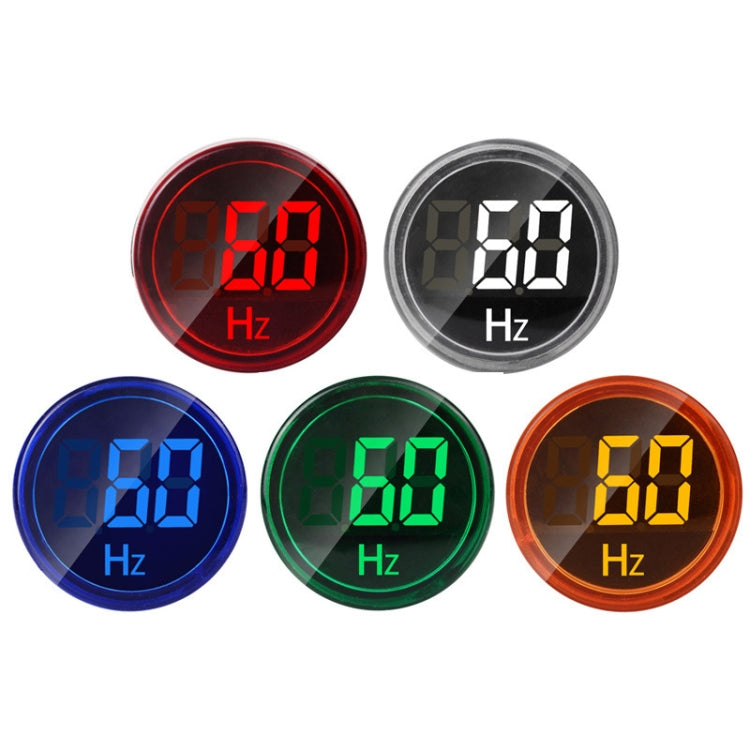 Indicatore frequenza digitale LED 22mm 20-75Hz CA
