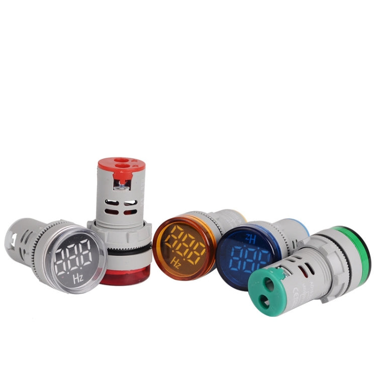Indicatore frequenza digitale LED 22mm 20-75Hz CA