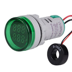 Display digitale LED rotondo 22 mm ST16VA 60-500 V 0-100 A