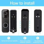 Per la parte di ricambio della piastra posteriore del campanello Blink, Backplate  Black, Backplate White