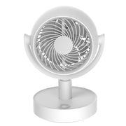 Ventilatore per la circolazione dell'aria da tavolo Ventilatore elettrico muto compatto per ufficio domestico, USB Plug In, Battery Model
