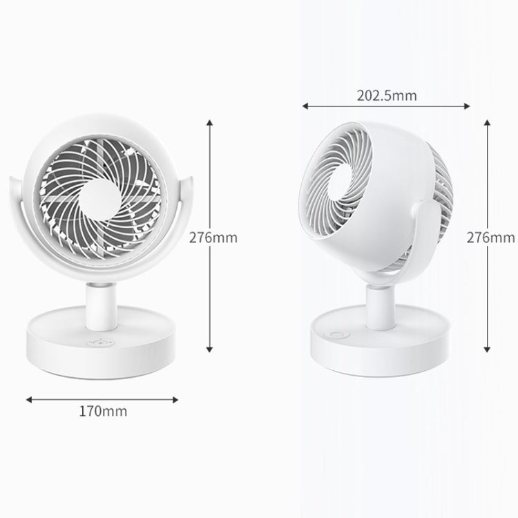 Ventilatore da tavolo elettrico USB con batteria 4000mAh
