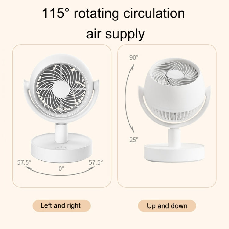 Ventilatore da tavolo elettrico USB con batteria 4000mAh