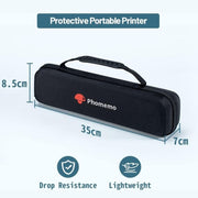 Custodia portatile Phomemo per stampante M08F / P831, Bag Black, Bag Gray