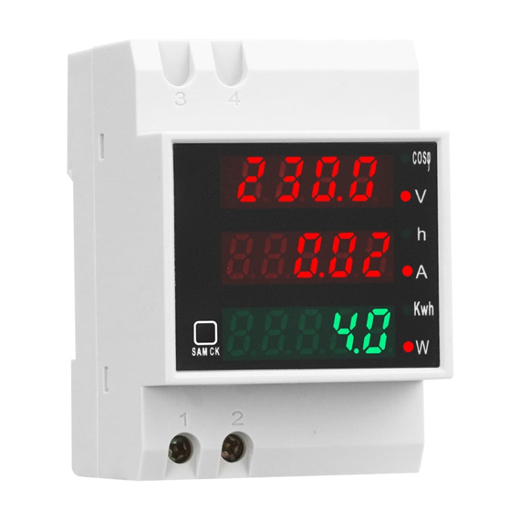 Misuratore multifunzione SINOTIMER SDM004 per guida DIN