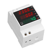 SINOTIMER SDM004 Misuratore di rilevamento multifunzione per tensione CA su guida DIN, corrente, ora, energia elettrica, SDM004