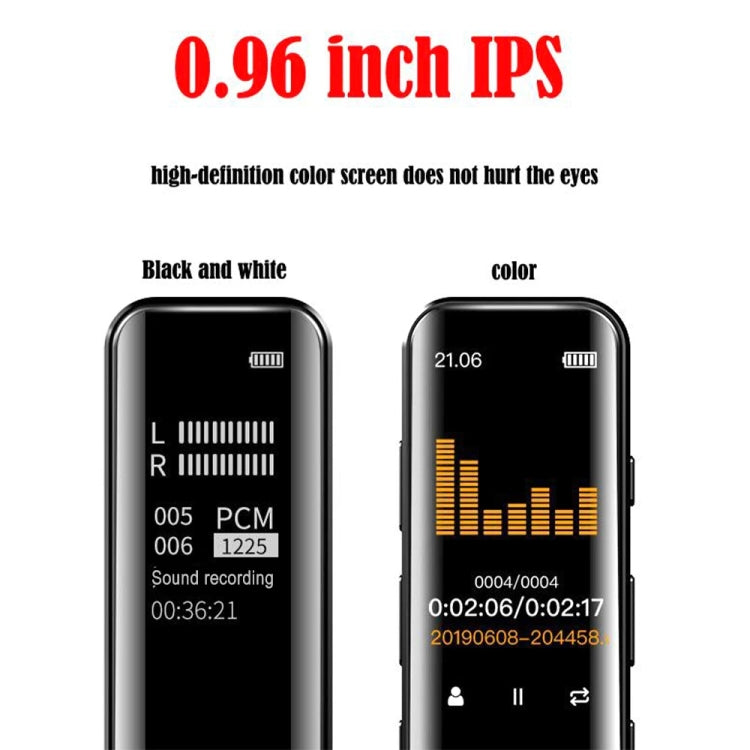 Mini registratore vocale G1 con schermo IPS 0,96 pollici