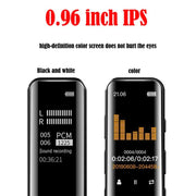 G1 0,96 pollici IPS schermo a colori HD Smart Mini registratore con timer per la riduzione del rumore, 8GB, 16GB, 32GB