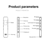 Mini registratore vocale G1 con schermo IPS 0,96 pollici